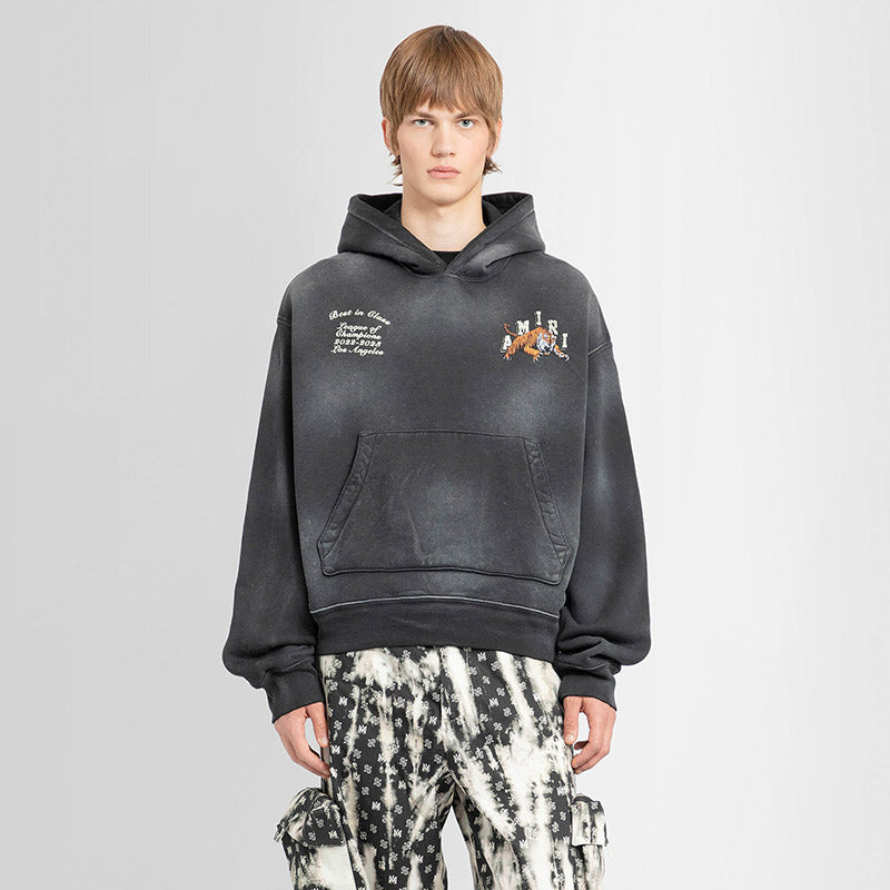 Amiri vintage tiger varsity hoodie Thickening