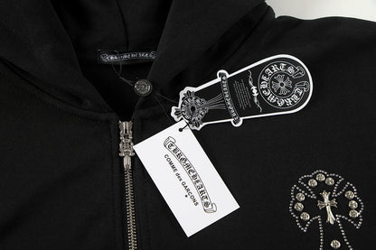 Chrome Hearts New Zip Up Hoodie -TQ02