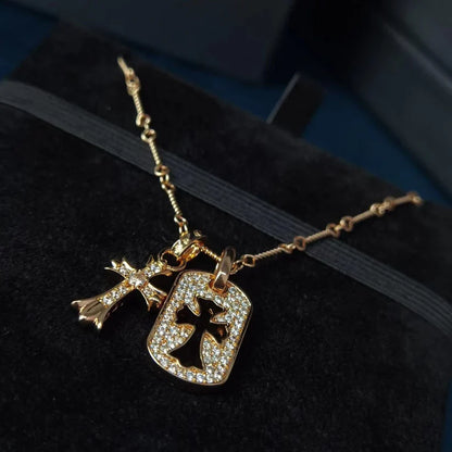 Chrome Hearts XS FILIGREE CROSS PENDANT WITH BAIL