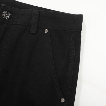 Chrome Hearts American street art cross with straight shaft Pants W10