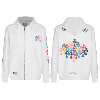 Chrome Hearts New Zip Up Hoodie -5015