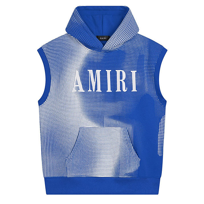 AMIRI Flock Hooded Sleeveless Sweatshirt
